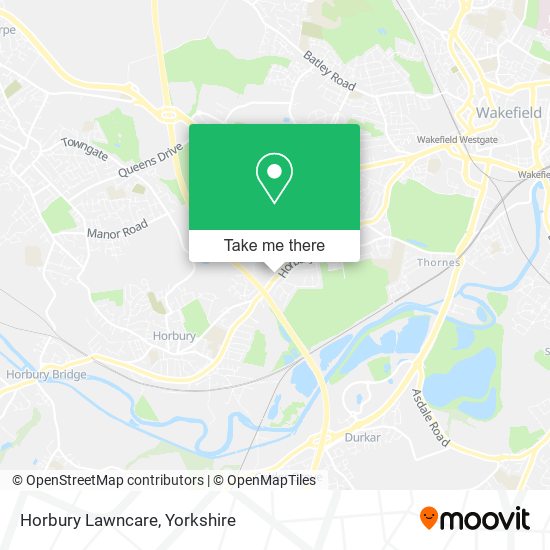 Horbury Lawncare map