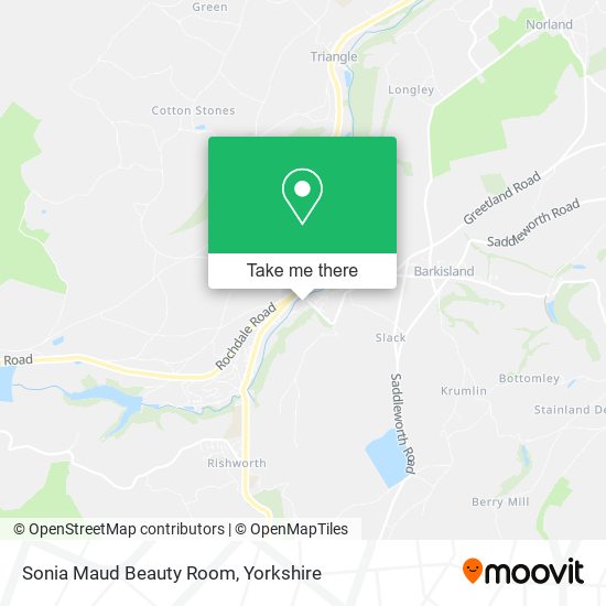 Sonia Maud Beauty Room map