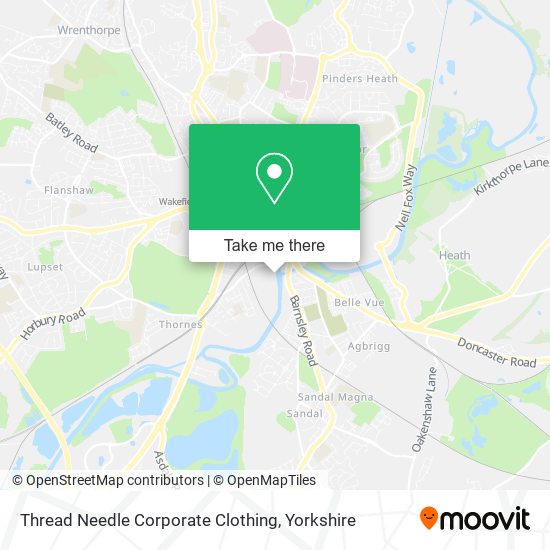 Thread Needle Corporate Clothing map