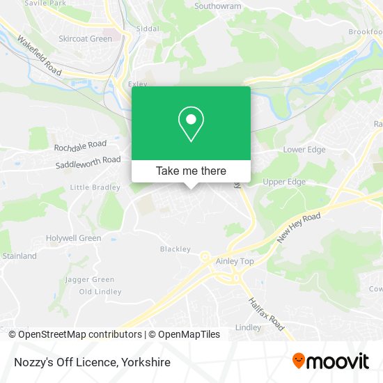 Nozzy's Off Licence map