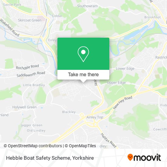 Hebble Boat Safety Scheme map