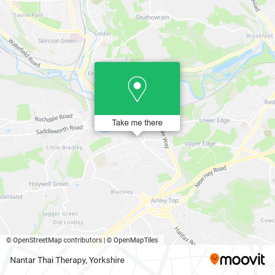 Nantar Thai Therapy map