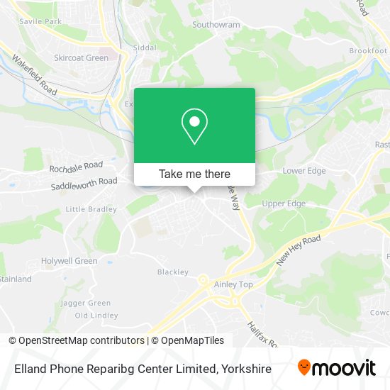 Elland Phone Reparibg Center Limited map