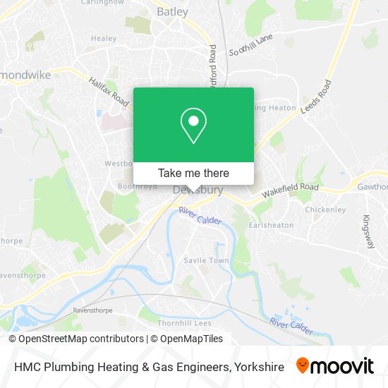 HMC Plumbing Heating & Gas Engineers map