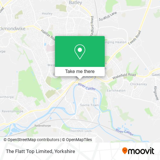 The Flatt Top Limited map