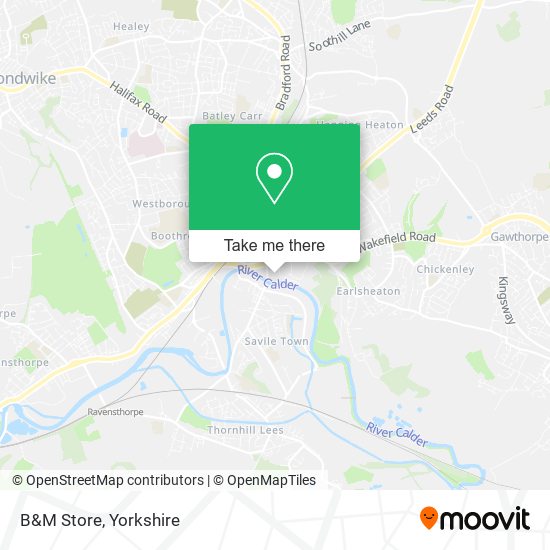 B&M Store map