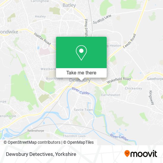 Dewsbury Detectives map