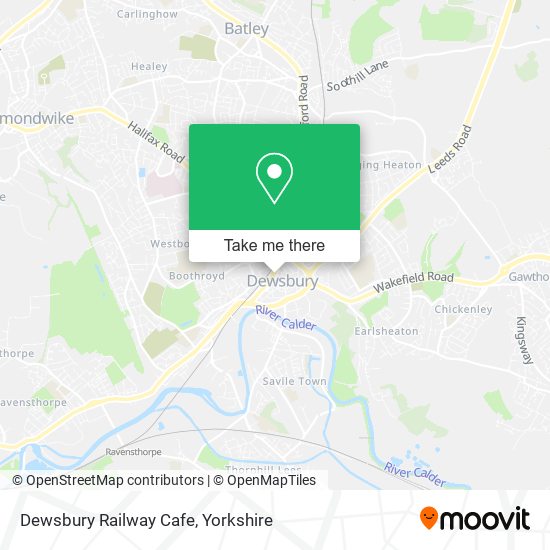 Dewsbury Railway Cafe map
