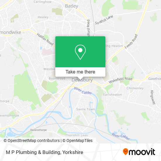 M P Plumbing & Building map