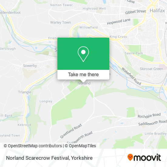 Norland Scarecrow Festival map