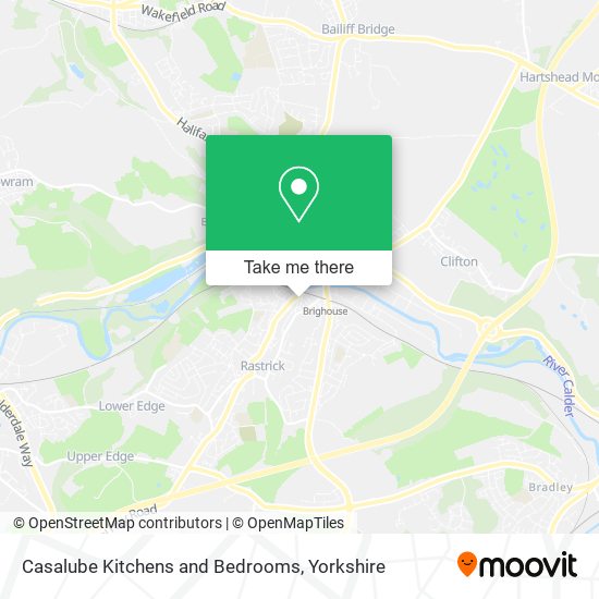 Casalube Kitchens and Bedrooms map