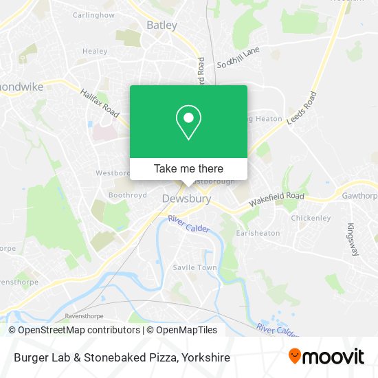 Burger Lab & Stonebaked Pizza map