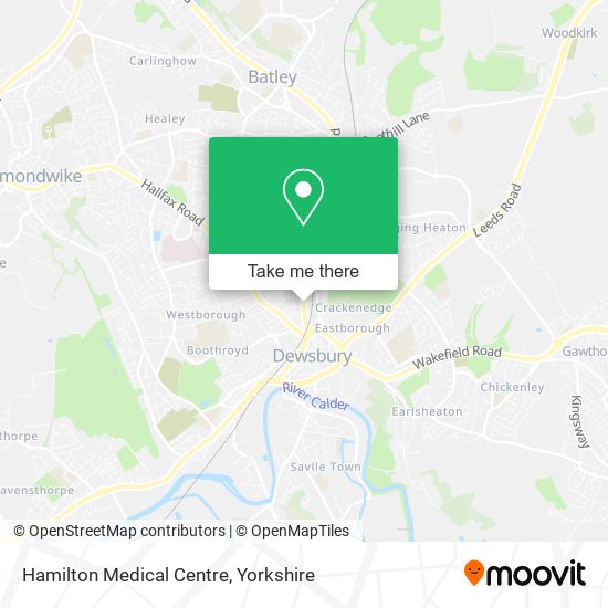 Hamilton Medical Centre map