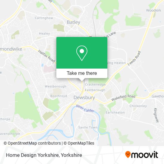 Home Design Yorkshire map