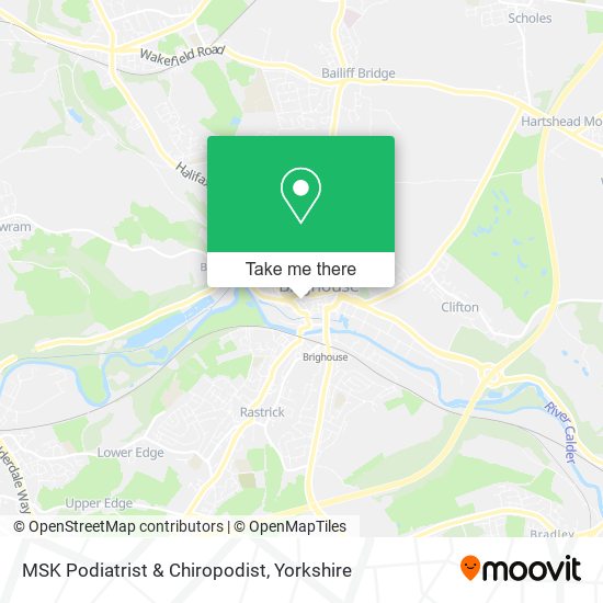 MSK Podiatrist & Chiropodist map