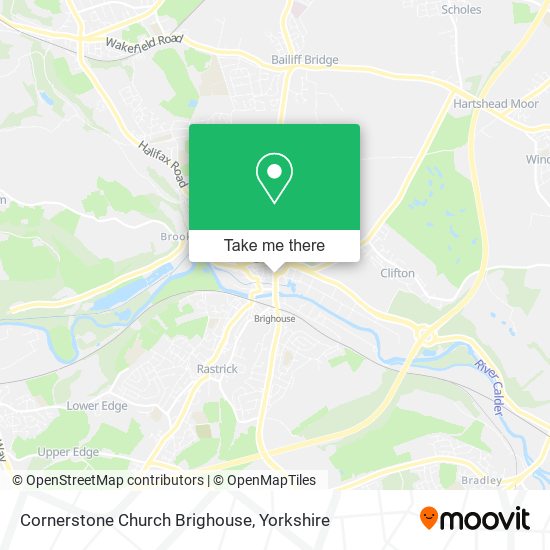 Cornerstone Church Brighouse map