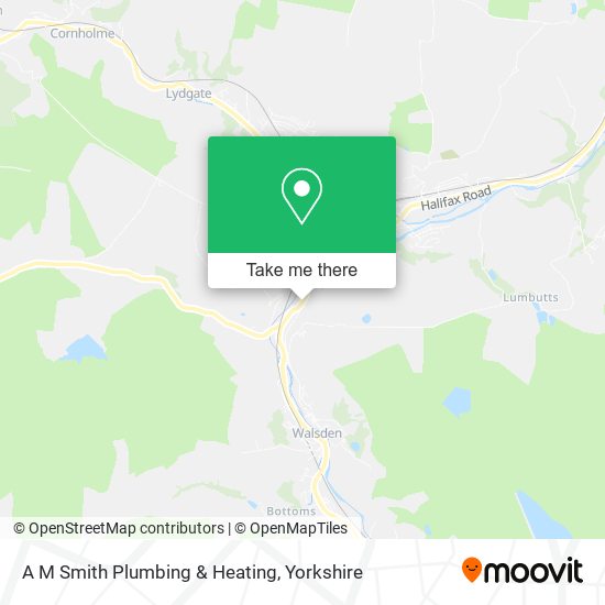 A M Smith Plumbing & Heating map