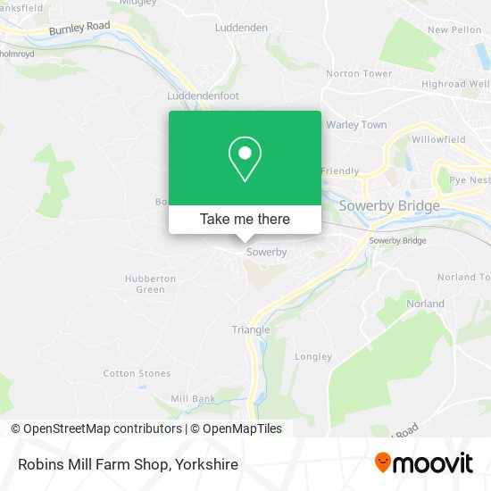 Robins Mill Farm Shop map