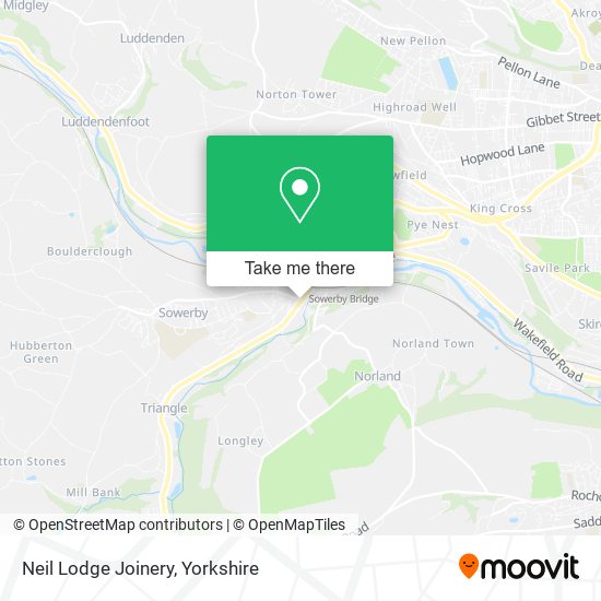 Neil Lodge Joinery map