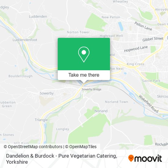 Dandelion & Burdock - Pure Vegetarian Catering map