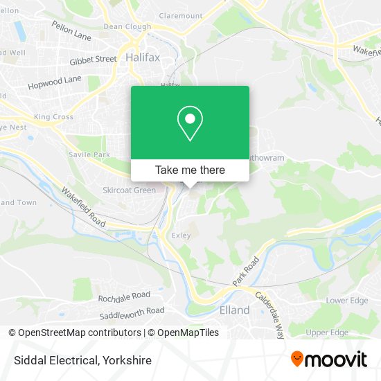 Siddal Electrical map