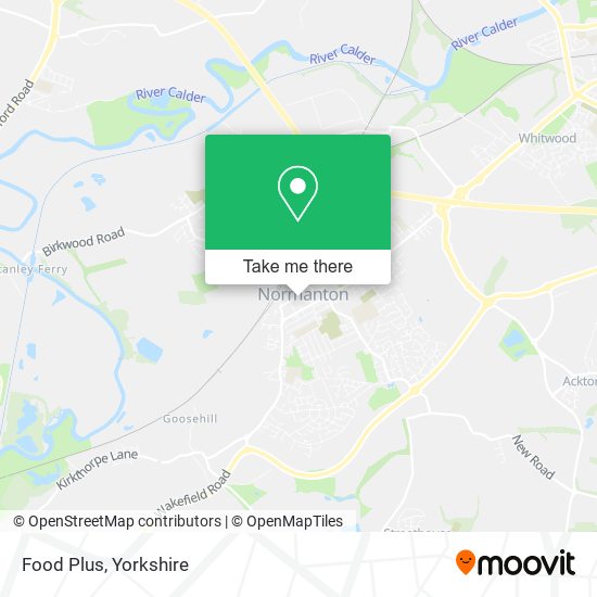 Food Plus map