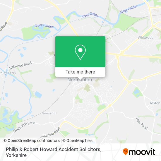 Philip & Robert Howard Accident Solicitors map