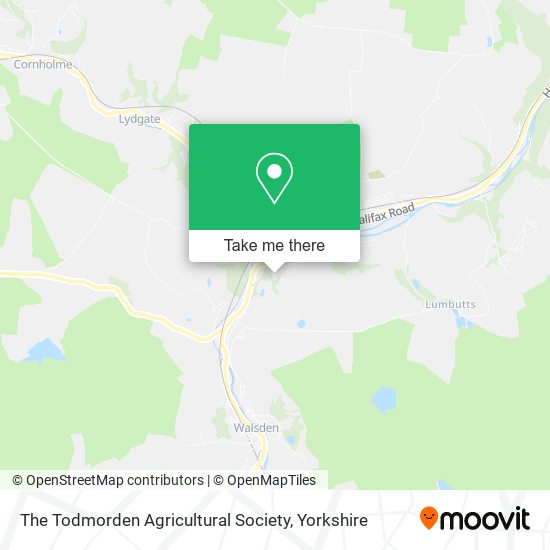 The Todmorden Agricultural Society map