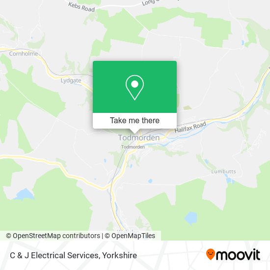 C & J Electrical Services map