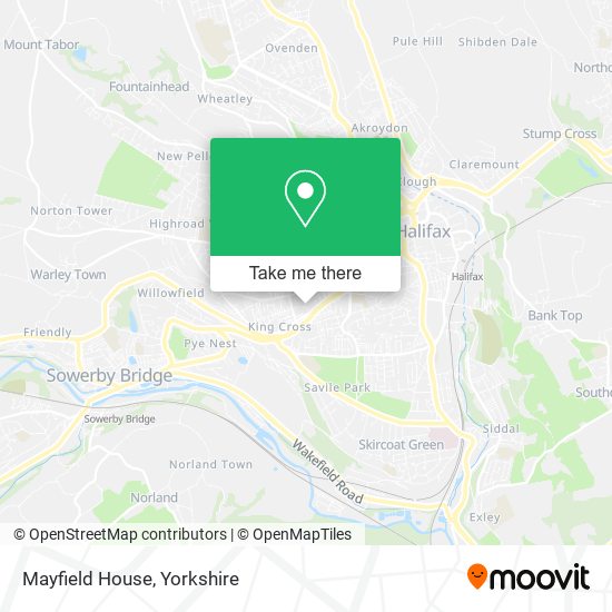 Mayfield House map