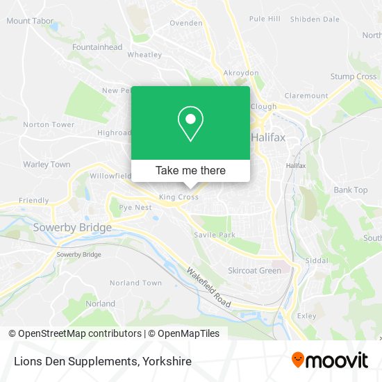 Lions Den Supplements map