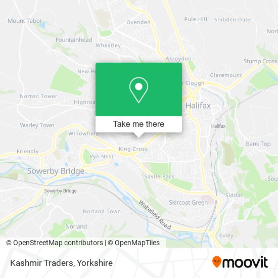 Kashmir Traders map