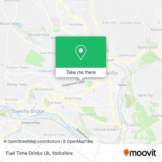 Fuel Time Drinks Uk map