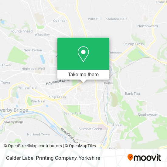 Calder Label Printing Company map