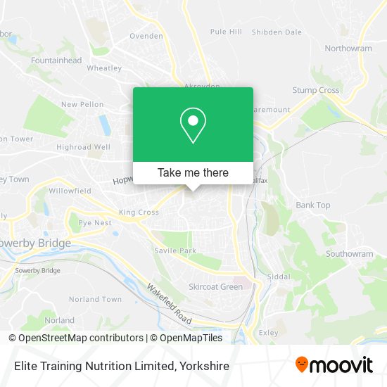 Elite Training Nutrition Limited map