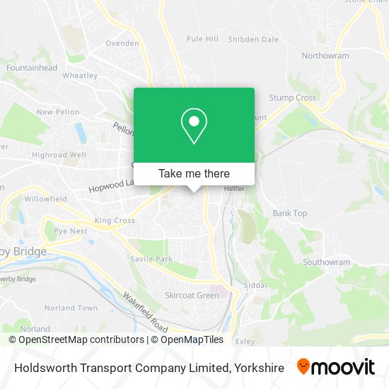 Holdsworth Transport Company Limited map