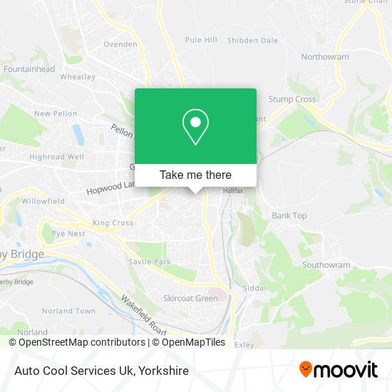 Auto Cool Services Uk map