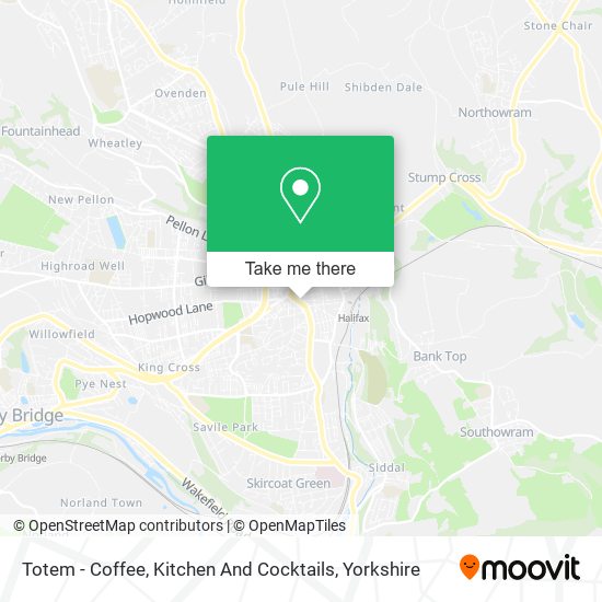 Totem - Coffee, Kitchen And Cocktails map