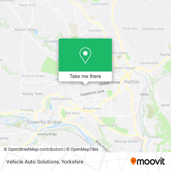 Vehicle Auto Solutions map