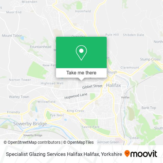 Specialist Glazing Services Halifax Halifax map