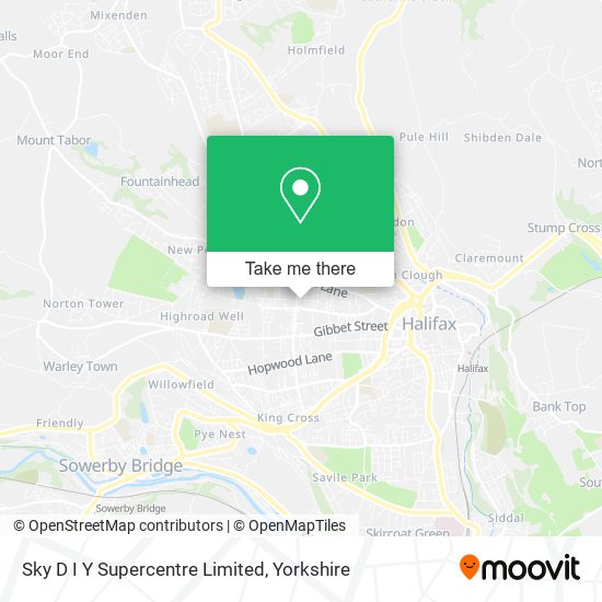 Sky D I Y Supercentre Limited map