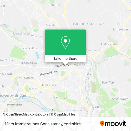 Mars Immigrations Consultancy map