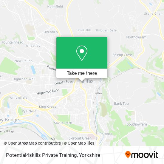 Potential4skills Private Training map