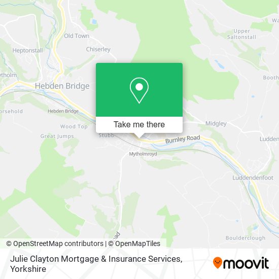 Julie Clayton Mortgage & Insurance Services map