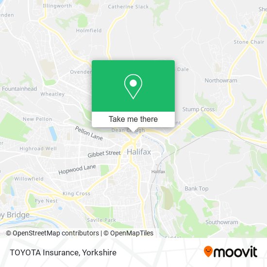 TOYOTA Insurance map