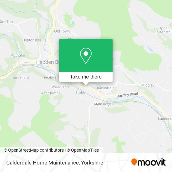 Calderdale Home Maintenance map