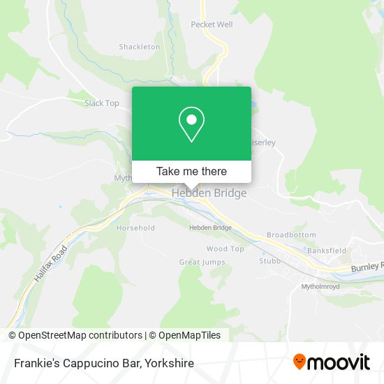 Frankie's Cappucino Bar map