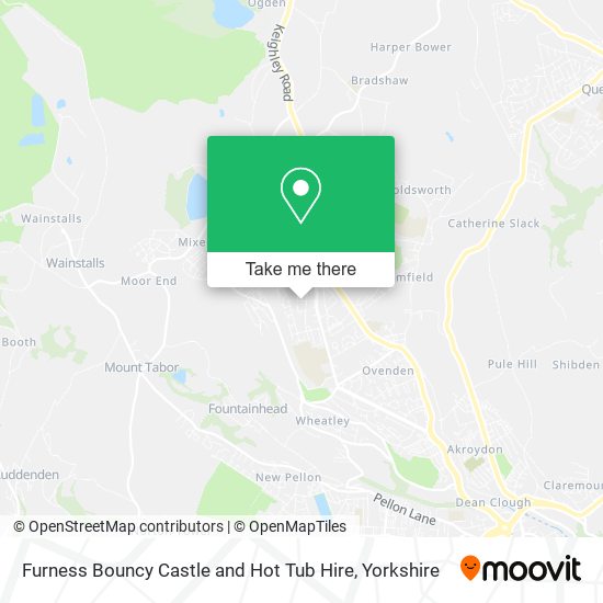 Furness Bouncy Castle and Hot Tub Hire map