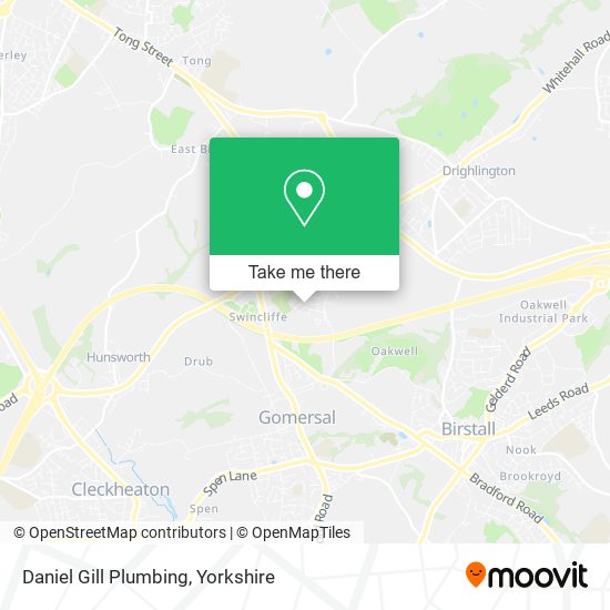 Daniel Gill Plumbing map