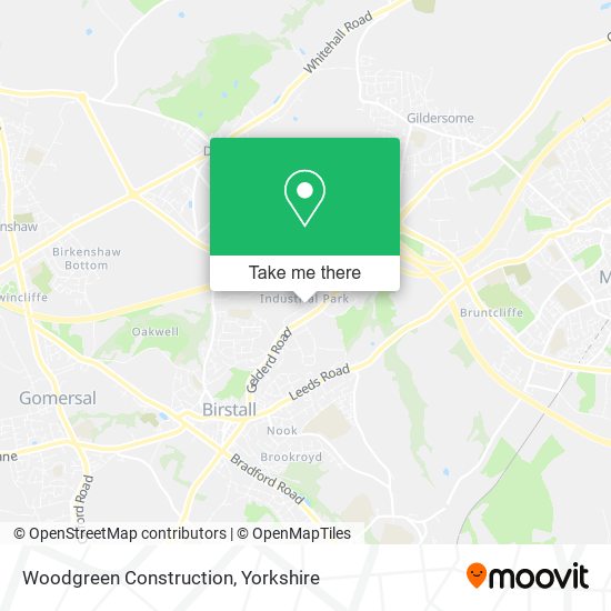 Woodgreen Construction map